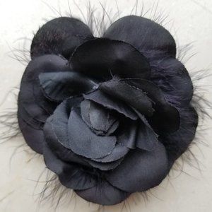 Banana Republic Black Brooch (pin at back)